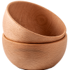 Empty Wooden Bowls
