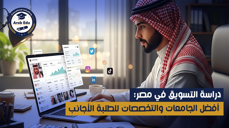 دراسة التسويق في مصر، تخصص التسويق للطلاب الوافدين عرب إديو