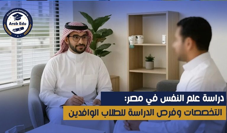 دراسة علم النفس في مصر: التخصصات وفرص الدراسة للطلاب الوافدين
